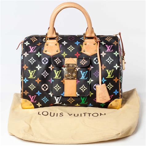 louis vuitton black multicolor speedy 30|Louis Vuitton bandouiller 30.